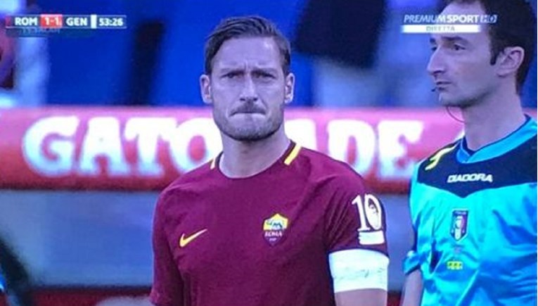 RIM JE STAO Osjetite trenutak kada je Totti zadnji put ušao u igru