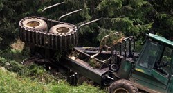 Traktorom kod Gline pao u kanal dubok četiri metra, poginuo je
