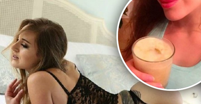 FOTO Seksi blogerica se kune da je pijenje sperme održava u formi