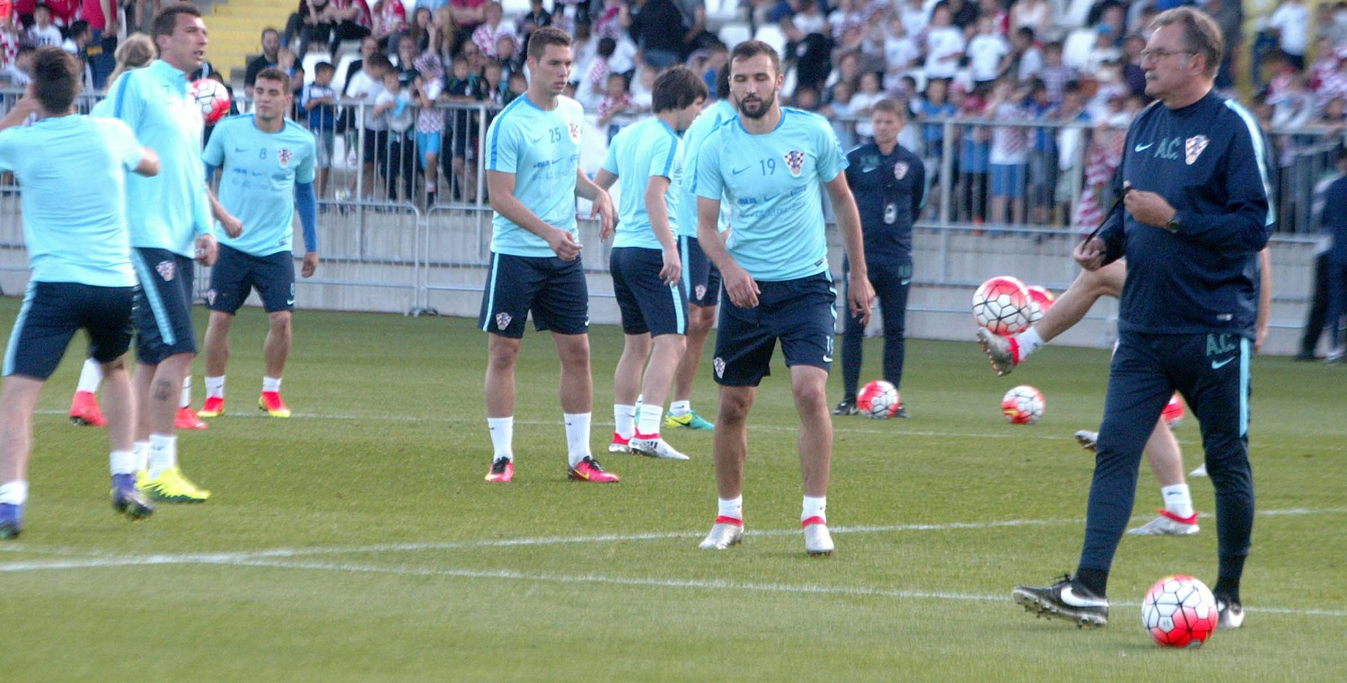 Prvi trening Hrvatske u Francuskoj