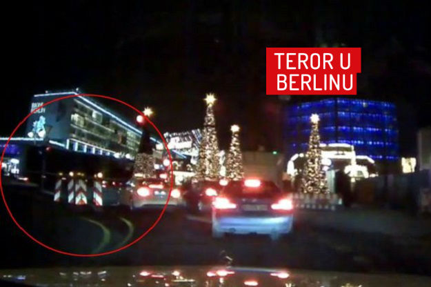 VIDEO Objavljena prva snimka trenutka napada na božićni sajam u Berlinu