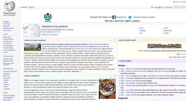Turska blokirala pristup Wikipediji