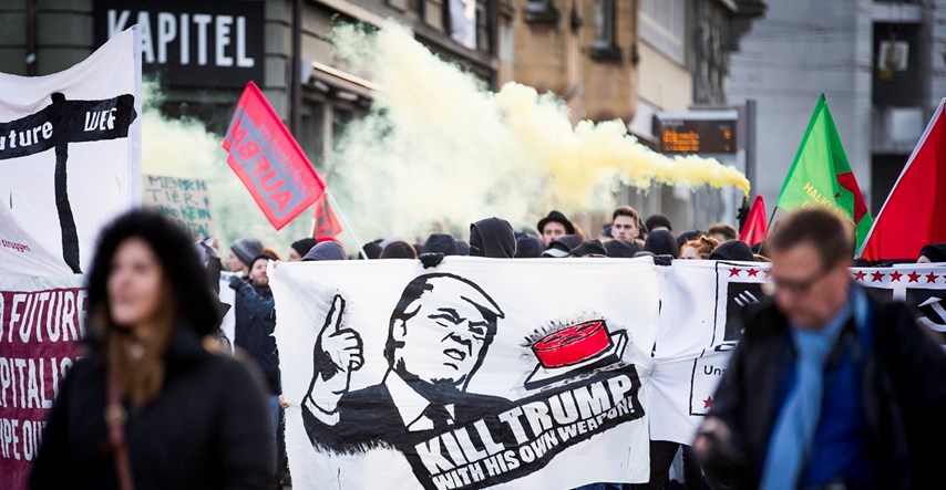Stotine Švicaraca prosvjedovalo protiv Trumpova dolaska u Davos