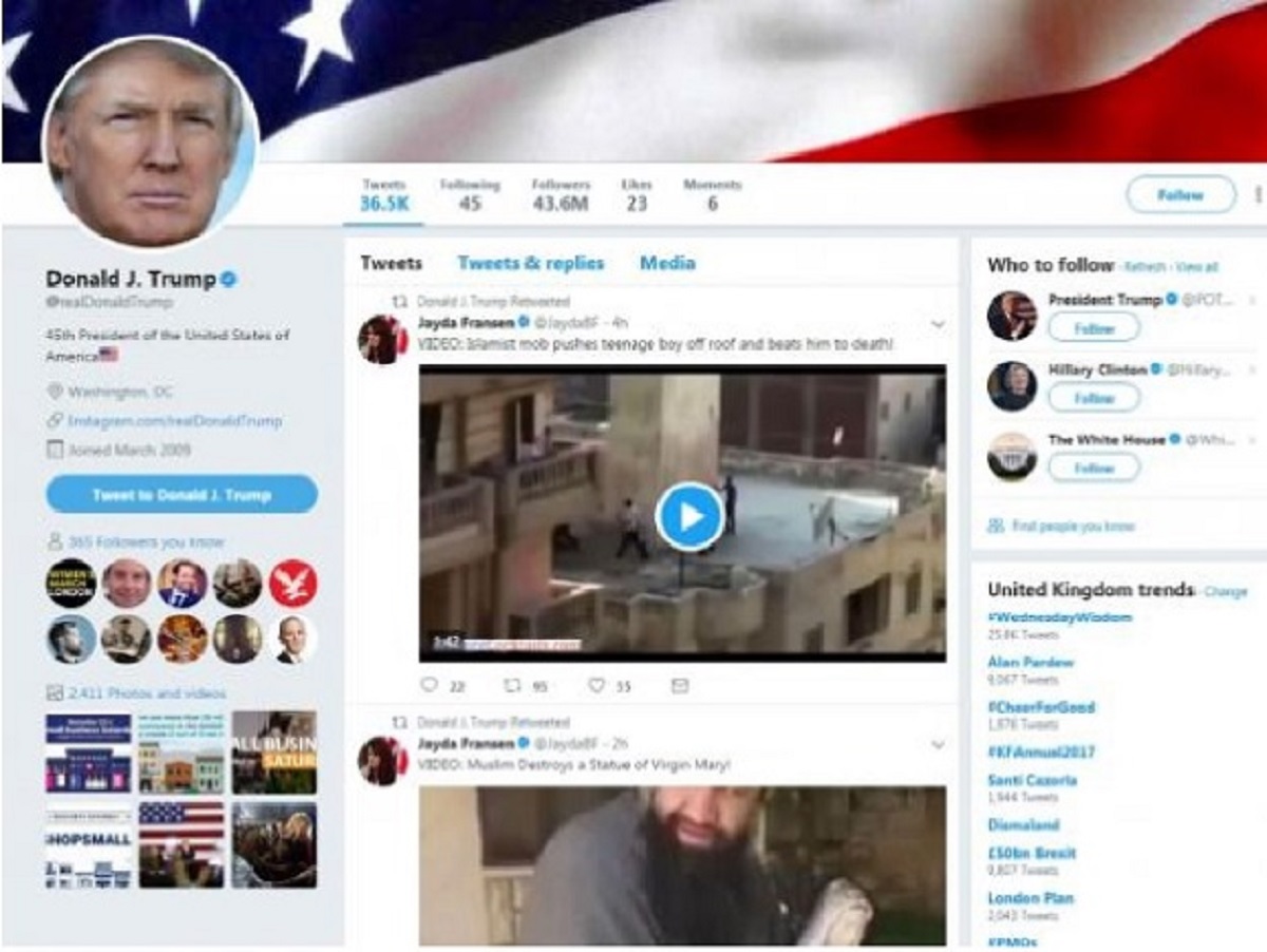 Vjerski vođe mole Twitter da što prije izbriše račun Donalda Trumpa