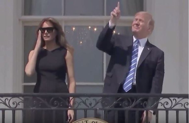 VIDEO Internet razapinje Trumpa nakon pomrčine Sunca zbog ovog glupog poteza