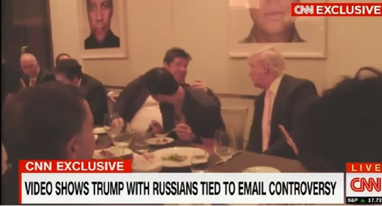 VIDEO Trump na večeri s Rusima koji su njegovom sinu obećali "prljave" informacije o Clinton