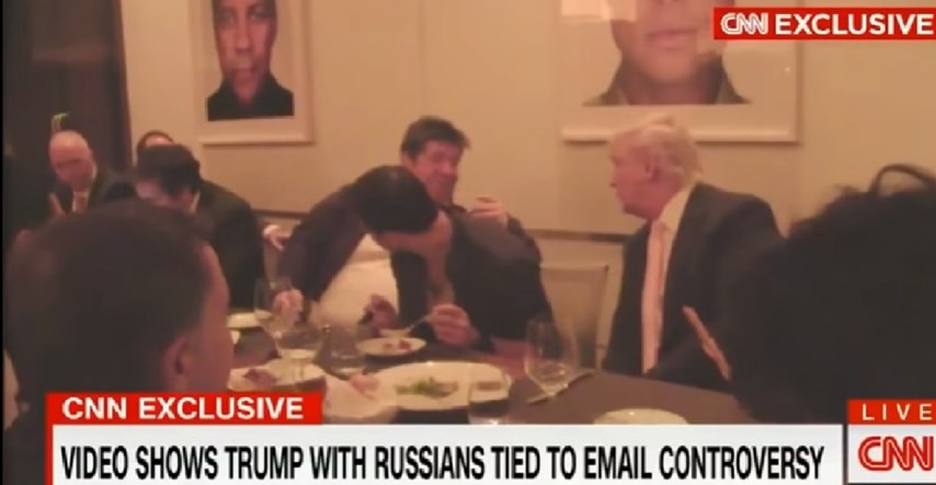 VIDEO Trump na večeri s Rusima koji su njegovom sinu obećali "prljave" informacije o Clinton