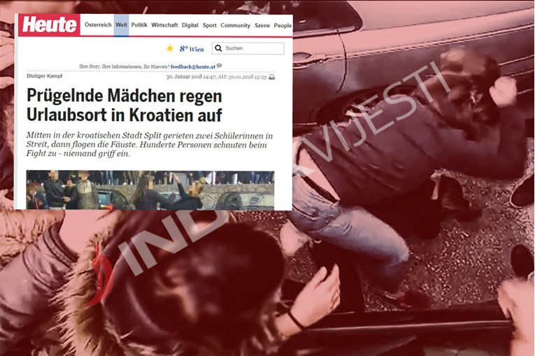Austrijski list čudi se što nitko nije intervenirao tijekom brutalne tučnjave splitskih srednjoškolki