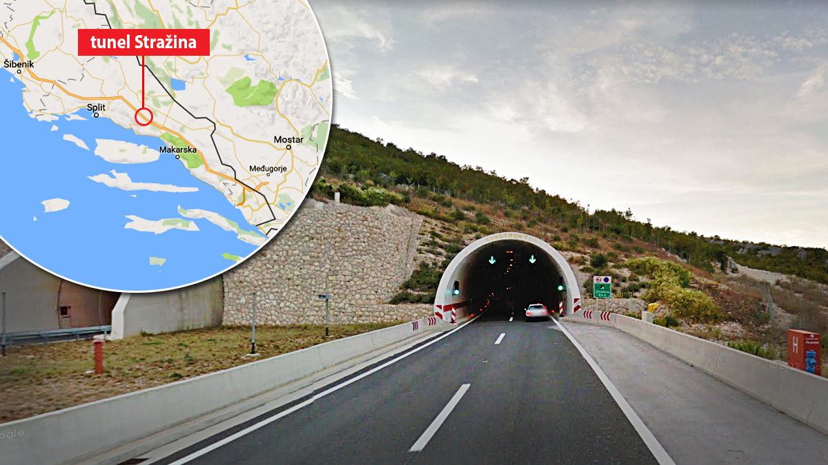 Kroz tunel Stražina na A1 vozi se jednim trakom, dogodila se nesreća