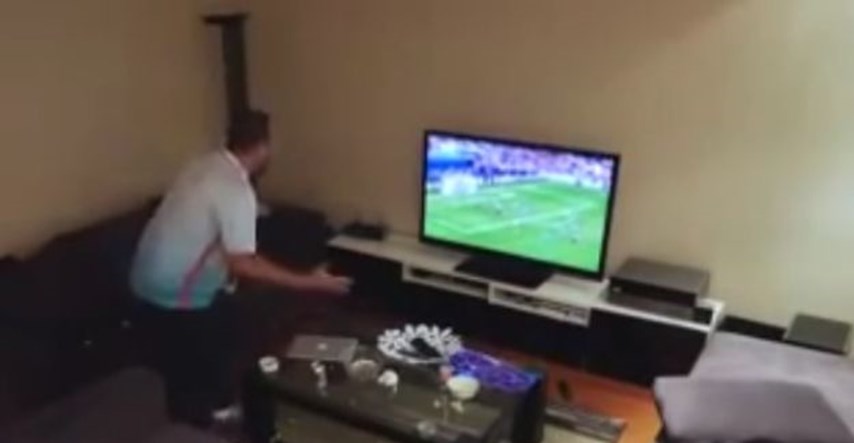 VIDEO Preokrutna šala: Turkinja uništila muža tijekom gledanja utakmice s Hrvatskom