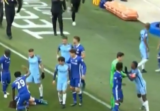 VIDEO Opća tučnjava na kraju derbija Cityja i Chelseaja