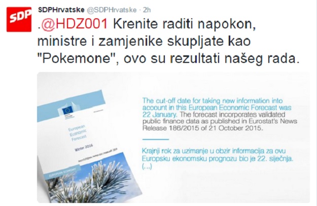HDZ i SDP opet zaratili na Twitteru: Spominju se 1991., Šeks, Tuđman, pokemoni...