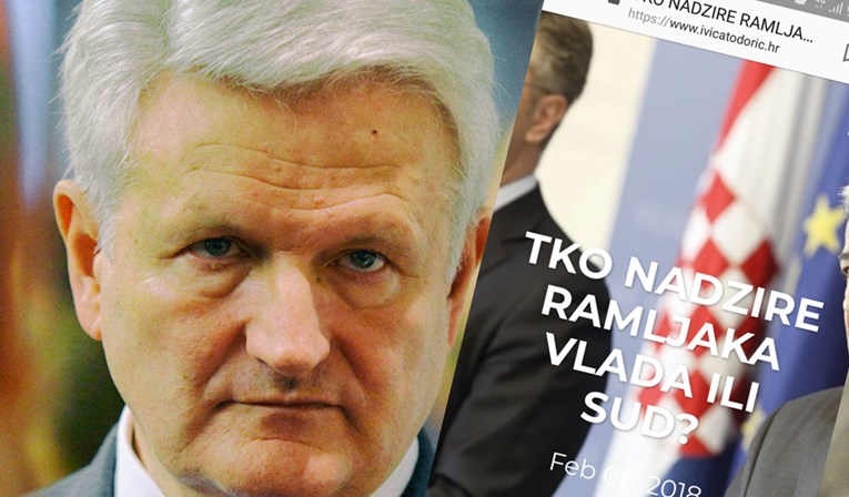 Todorić na blogu: Vlada brani Ramljakov kriminal