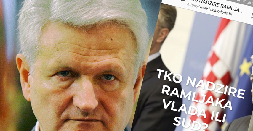 Todorić na blogu: Vlada brani Ramljakov kriminal
