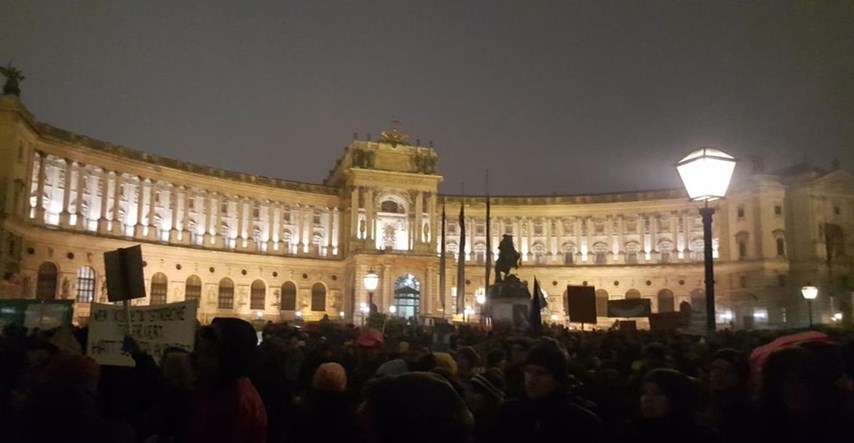 Tisuće ljudi na ulicama u Austriji: "Našu zemlju neće preuzeti novi fašisti"