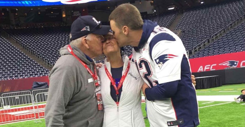 Svi su se digli na noge jer je Tom Brady poljubio svog tatu