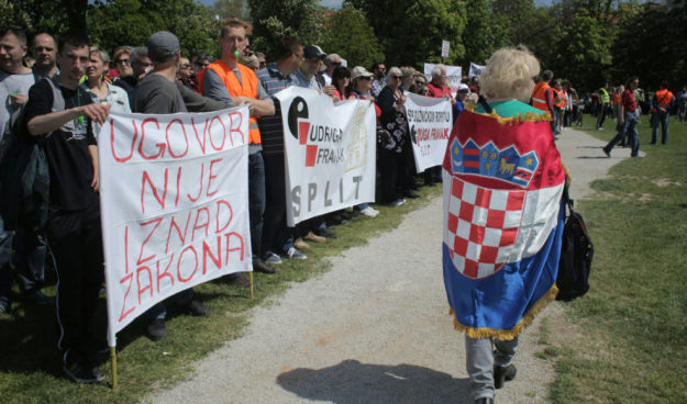 Stoji li HDZ iza prosvjeda Udruge Franak? Prosvjednici se nadaju da ne