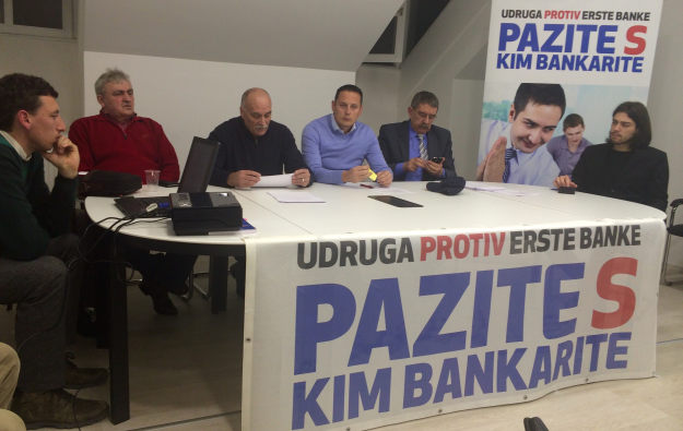 Kreću u prosvjede protiv Erste banke: Osnovana udruga "Pazite s kim bankarite"