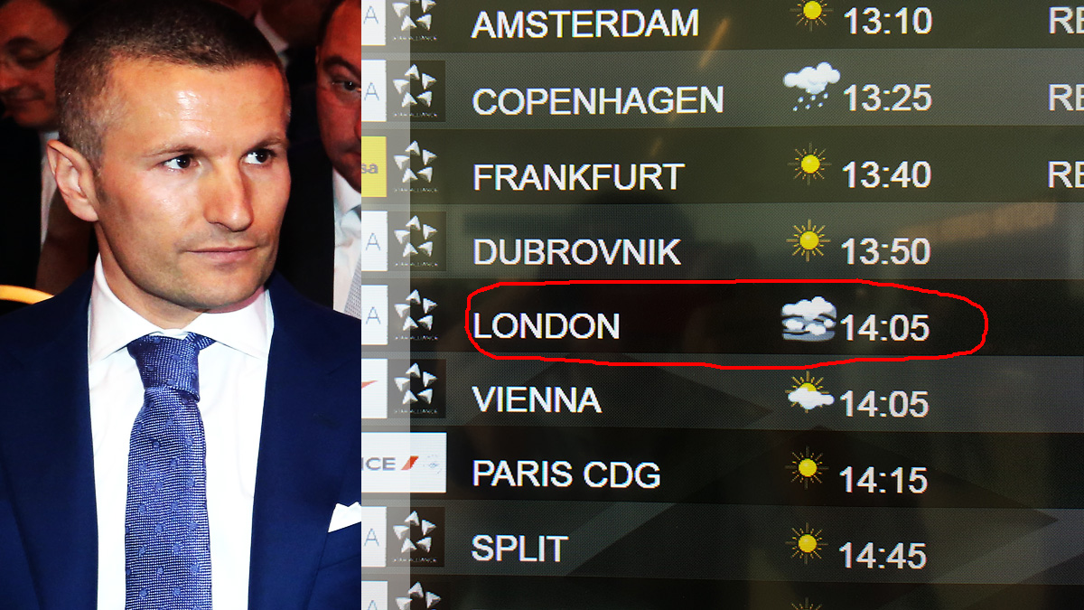 Avion iz Londona sletio, Ante Todorić nije bio u njemu