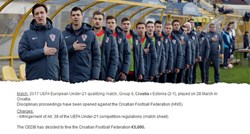 Uefa kaznila HNS zbog nastupa Ivana Fiolića protiv Estonije
