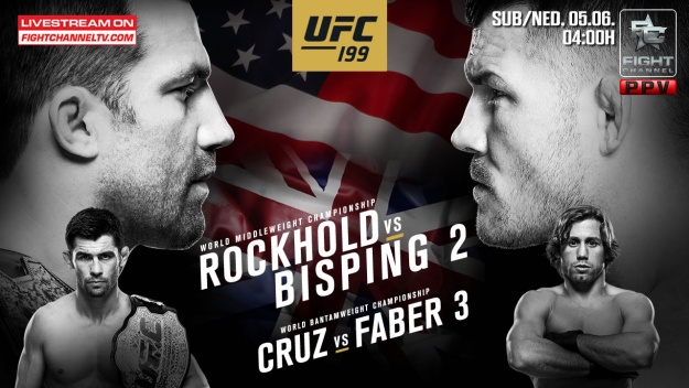 Spektakularni UFC 199 s dvije borbe za naslov uživo na FC PPV