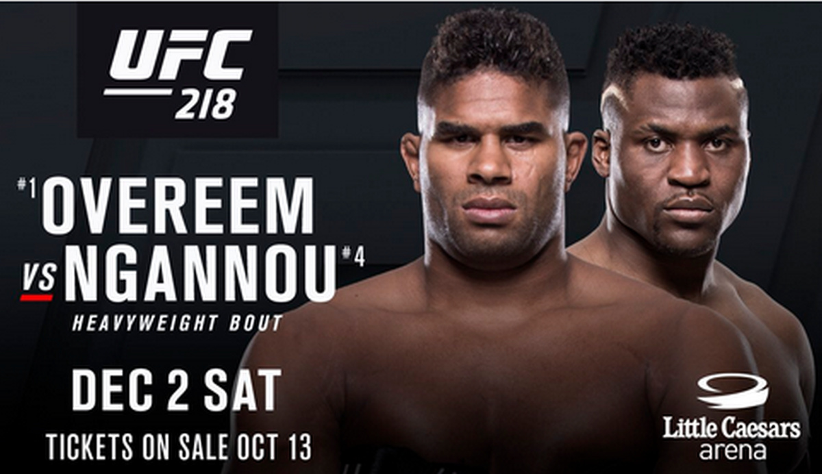 Potvrđen spektakl: Ngannou protiv Overeema na UFC 218
