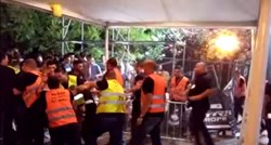 Gužva na ulazu u Poljud: Partijaneri navalili na zaštitare i porušili ogradu