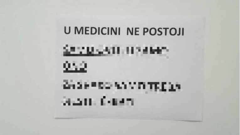Ako ste i vi takav pacijent, natpis u dalmatinskoj ambulanti mogao bi vas posramiti