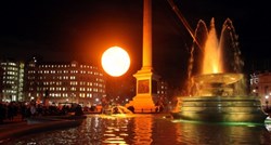 Video: U srcu Londona jučer jutro dočekali uz ogromno "umjetno sunce"