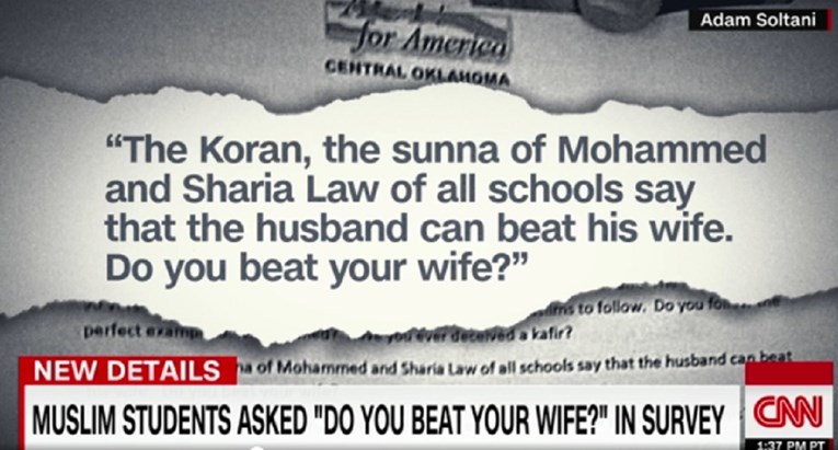 Bijes zbog upitnika za muslimane u SAD-u: "Tučete li suprugu?"