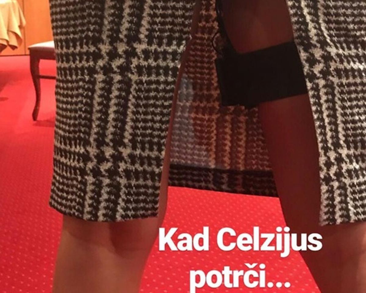Nives Celzijus se digla suknja i otkrila joj guzu