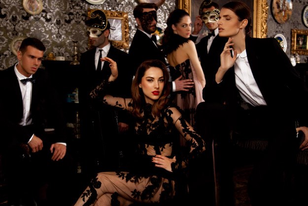 Glamurozni spoj: Tatjana Jurić i eNVy Room na balu pod maskama