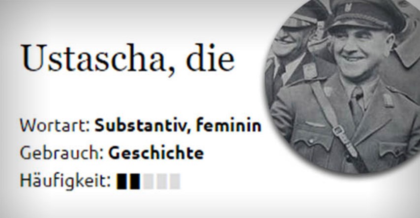 Njemački rječnik Duden nakon srpske intervencije dao novo značenje riječi "ustaša"