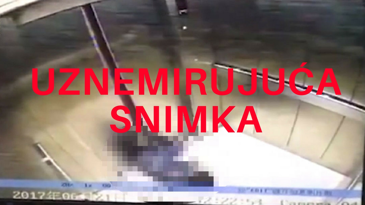 UZNEMIRUJUĆA SNIMKA Lift otrgnuo nogu ženi, pala je zbog buljenja u mobitel
