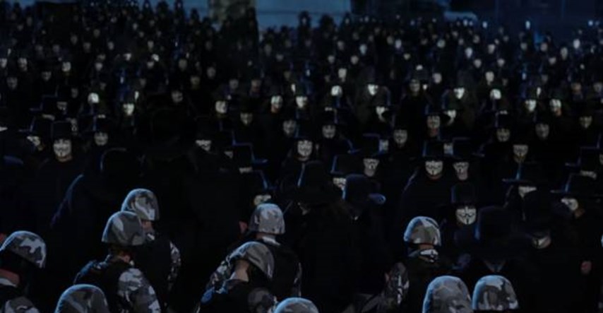 V for Vendetta u Londonu: Policija spremna za velike nerede na večerašnjem "Maršu milijuna masaka"
