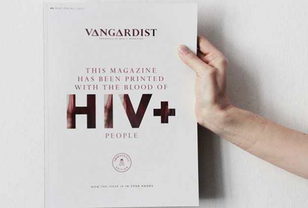 Izdali magazin tiskan krvlju osoba zaraženih HIV-om