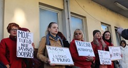 FOTO Prosvjed protiv molitelja u Varaždinu: "Žena je čovjek, a ne inkubator"