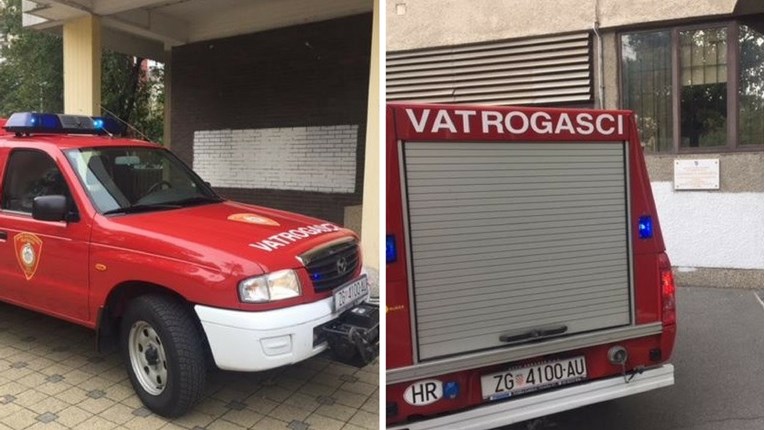 Policija u Zaprešiću poslala vatrogasce da uklone grafit "HDZ lopovi"