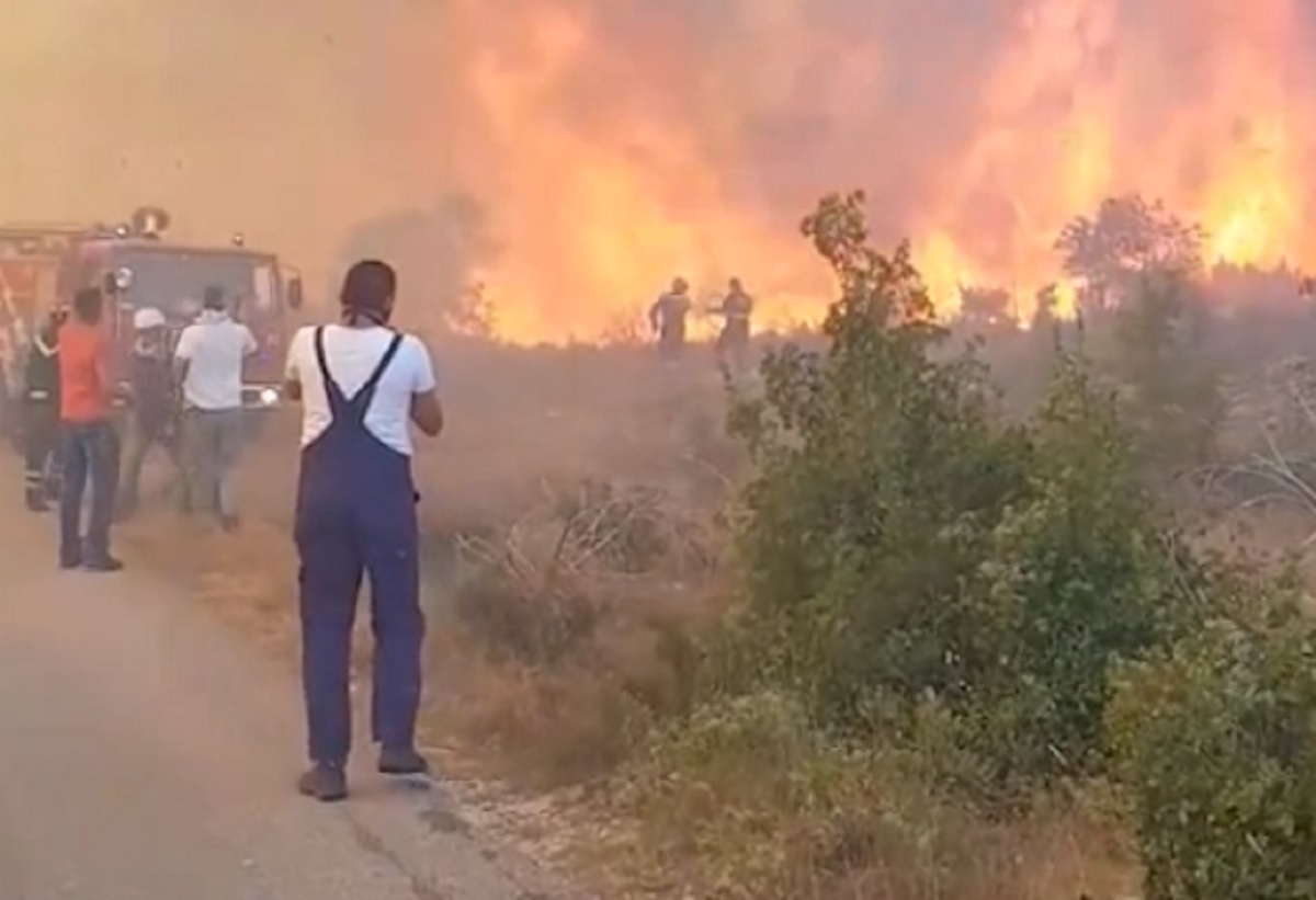 ZASTRAŠUJUĆA SNIMKA Vatra i vjetar nose sve pred sobom, samo vatrogasci im stoje na putu