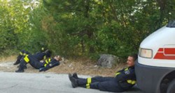 Premoreni vatrogasci i dalje se bore s požarima kod Splita: "Nismo heroji, ne trebate nas snimati"
