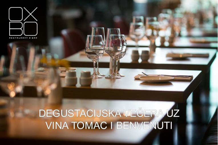 Degustacijska večera u OXBO restoranu uz najbolja hrvatska vina Tomac i Benvenuti
