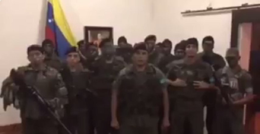 VIDEO Muškarci u uniformama najavili pobunu u Venezueli: "Tko se ne pridruži, bit će meta"
