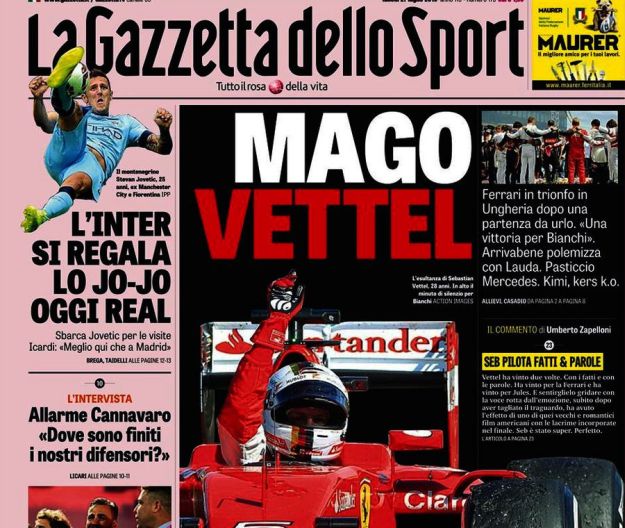 Svjetske naslovnice: "Mađioničar Vettel" i britanski "kralj ceste"