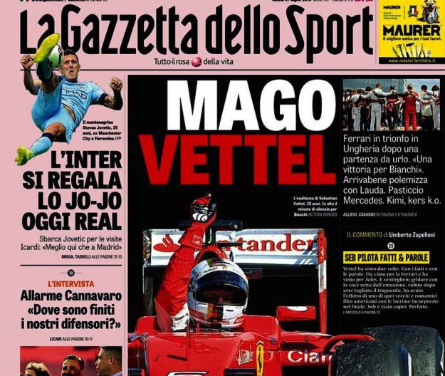 Svjetske naslovnice: "Mađioničar Vettel" i britanski "kralj ceste"