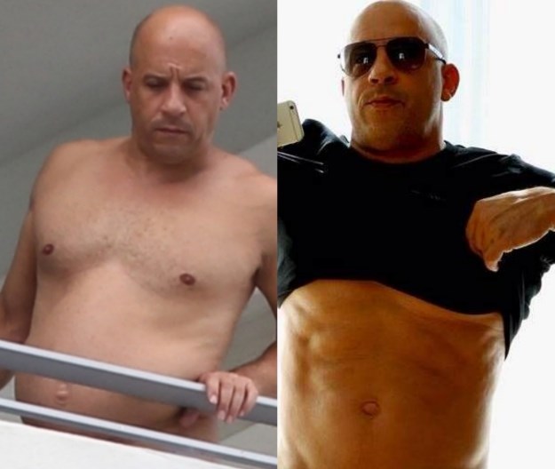 Tjedan dana nakon pokazivanja škembice: Vin Diesel pokazao savršene trbušnjake