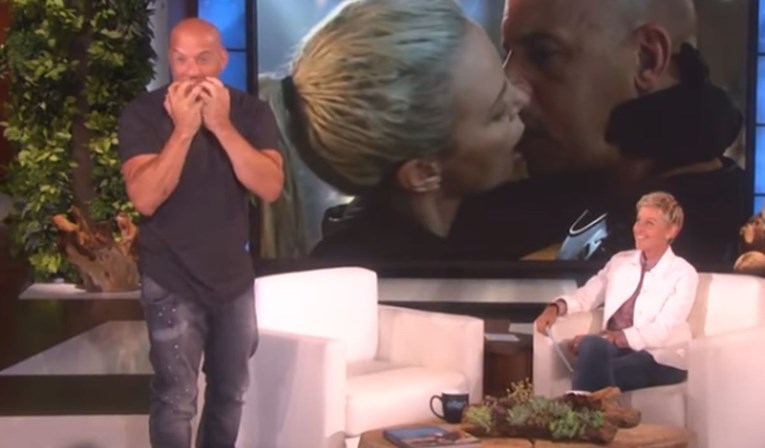 VIDEO Vin Diesel napravio scenu zbog poljupca s Charlize Theron