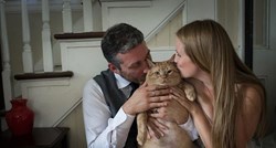 Najdeblji mačak na svijetu konačno je pronašao stalan dom i završio na vjenčanim fotkama svojih vlasnika