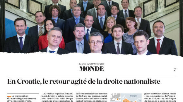 Francuske katoličke novine: Hrvatsku je zatresao povratak nacionalističke desnice
