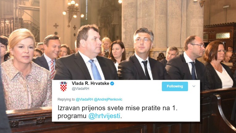 Što radi Vlada na izborni dan? Poziva građane da gledaju Kolindu i Plenkovića na misi za Stepinca