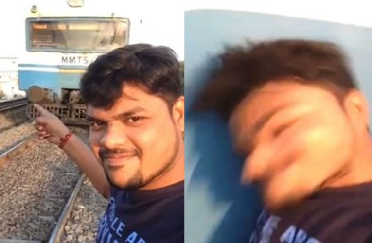 VIDEO Pozirao za selfie uz prugu pa snimio trenutak kad ga je udario vlak